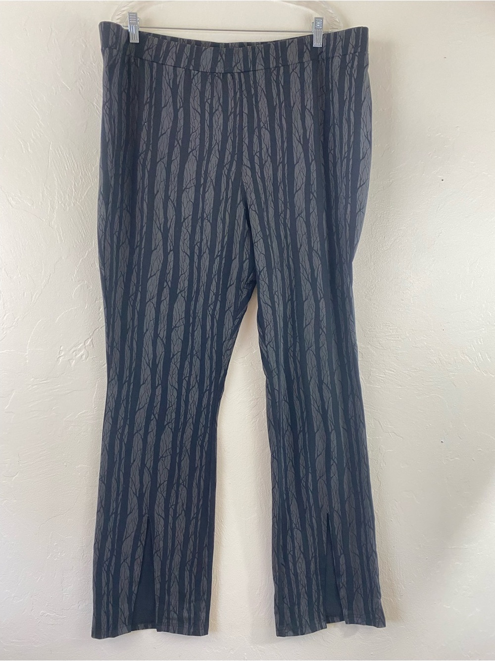 Killstar Size 4X Tricks On you Black Printed Bootcut Jersey Knit Legging Pant
